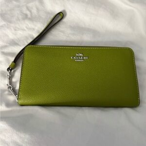 Coach zip around wallet /wristlet